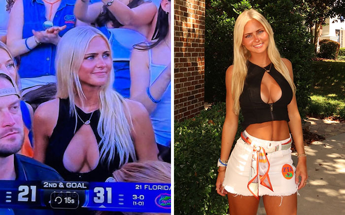 8 Women Who Became Instant Stars After Cameras Caught Them In The Stands At College Football Games