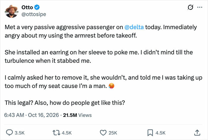 Woman Breaks Silence After Sparking Viral Debate With Earring Trick To Stop A Man Invading Her Space On A Flight Woman Breaks Silence After Sparking Viral Debate With Earring Trick To Stop A Man Invading Her Space On A Flight