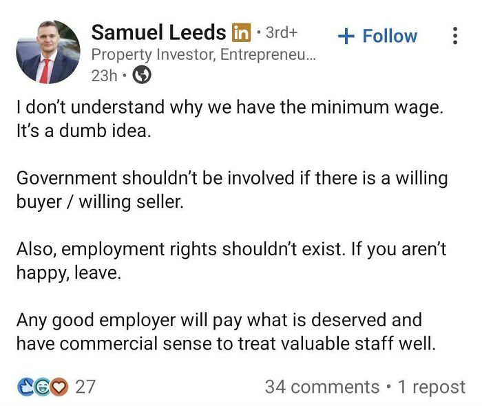 94 LinkedIn Posts So Painfully Tone-Deaf That They Ended Up Being Screenshotted And Roasted Online