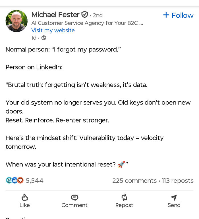 94 LinkedIn Posts So Painfully Tone-Deaf That They Ended Up Being Screenshotted And Roasted Online