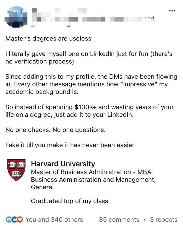 94 LinkedIn Posts So Painfully Tone-Deaf That They Ended Up Being Screenshotted And Roasted Online