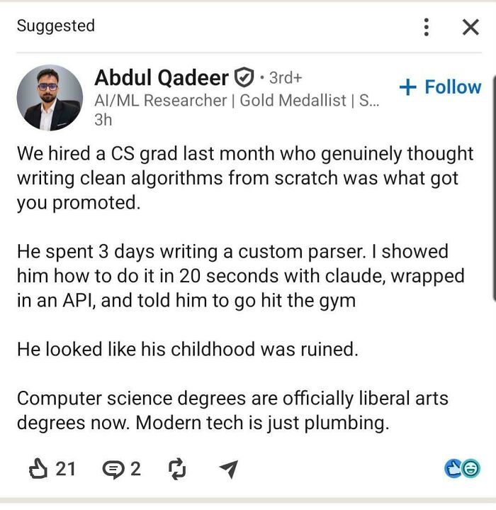 94 LinkedIn Posts So Painfully Tone-Deaf That They Ended Up Being Screenshotted And Roasted Online