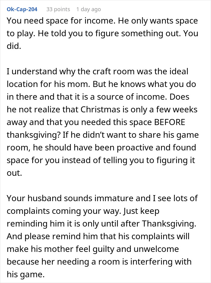 Guy Learns Why You Should Always Consult Your Wife Before Letting Your Mom Move In For 6 Weeks Guy Learns Why You Should Always Consult Your Wife Before Letting Your Mom Move In For 6 Weeks