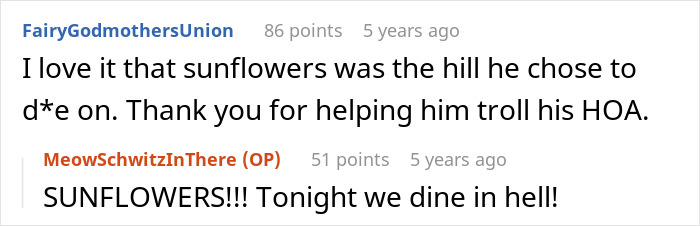 “This Is America And I Should Be Able To Plant Sunflowers”: Man Makes HOA Change Their Rules By Being Annoying “This Is America And I Should Be Able To Plant Sunflowers”: Man Makes HOA Change Their Rules By Being Annoying