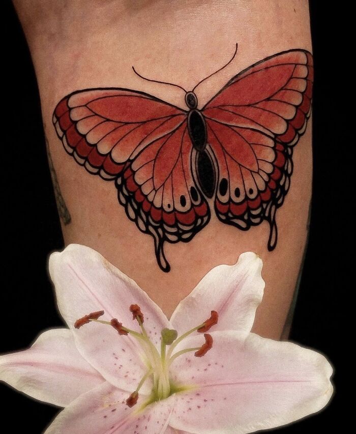 15 Butterfly Tattoos That Prove Transformation Looks Good On Skin, According To Our Artists