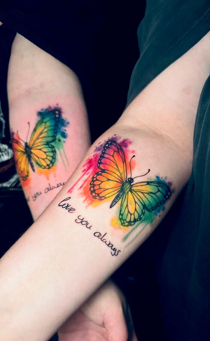 15 Butterfly Tattoos That Prove Transformation Looks Good On Skin, According To Our Artists