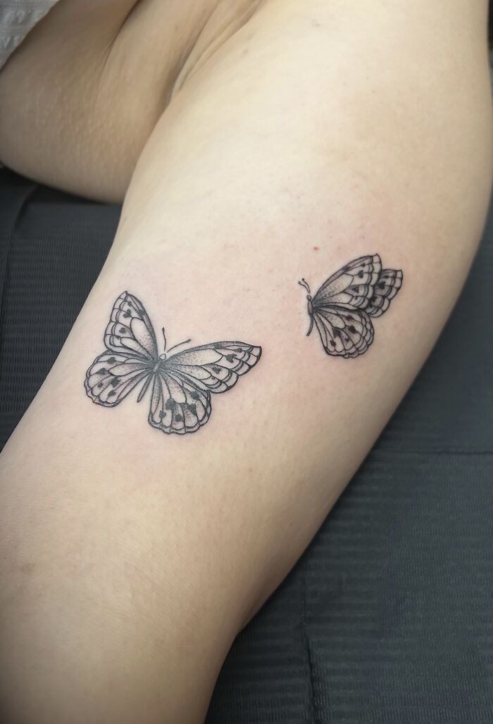 15 Butterfly Tattoos That Prove Transformation Looks Good On Skin, According To Our Artists