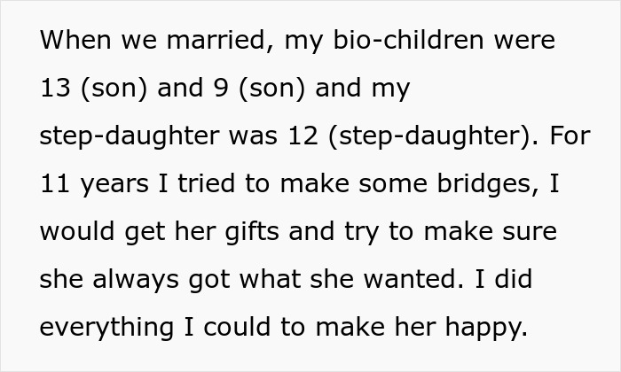 Stepdaughter Makes Sure Stepdad Knows She Hates Him, Still Shocked He Might Not Fund Her Wedding