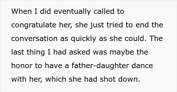 Stepdaughter Makes Sure Stepdad Knows She Hates Him, Still Shocked He Might Not Fund Her Wedding