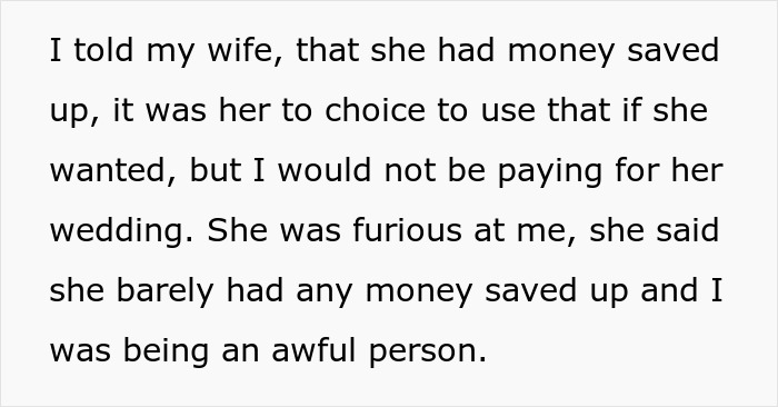 Stepdaughter Makes Sure Stepdad Knows She Hates Him, Still Shocked He Might Not Fund Her Wedding