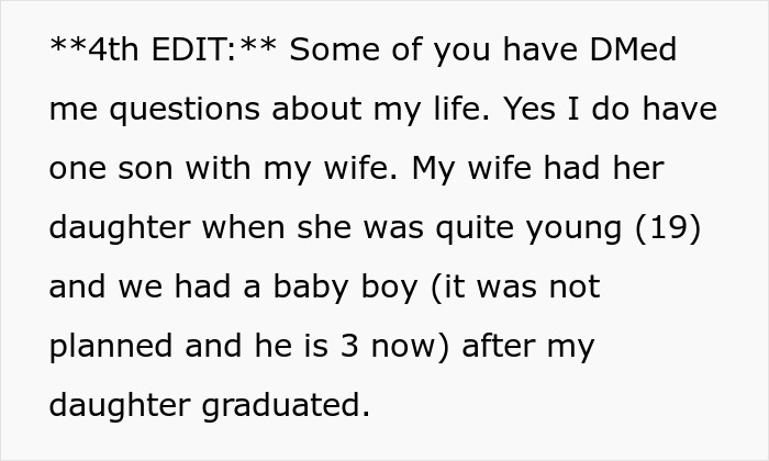 Stepdaughter Makes Sure Stepdad Knows She Hates Him, Still Shocked He Might Not Fund Her Wedding