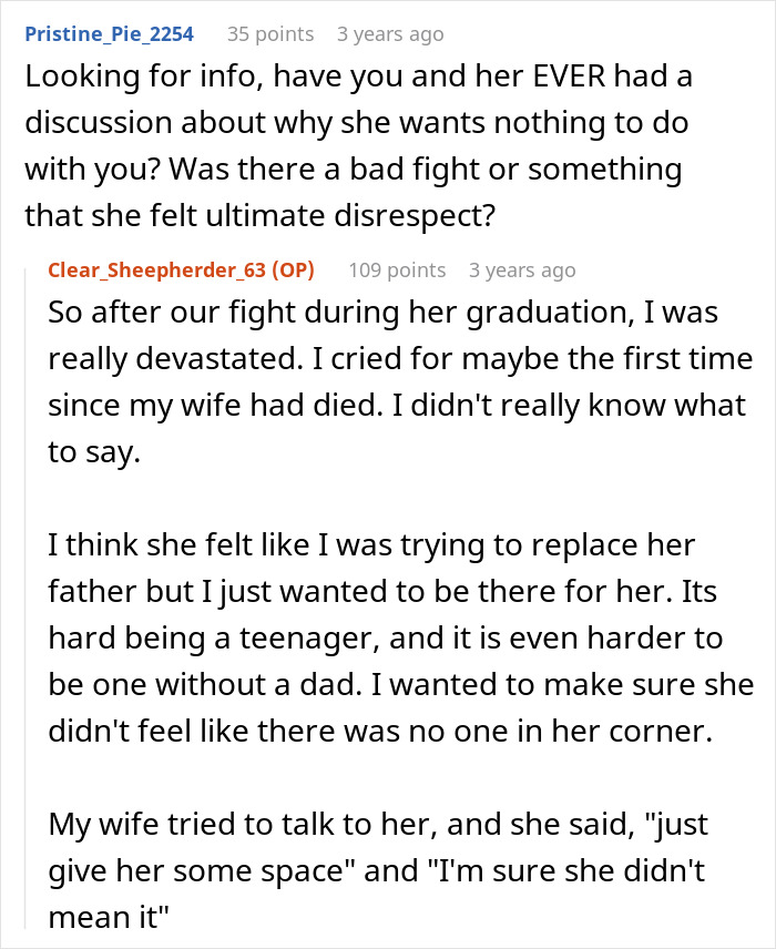 Stepdaughter Makes Sure Stepdad Knows She Hates Him, Still Shocked He Might Not Fund Her Wedding