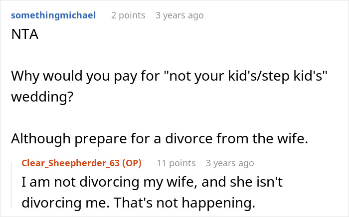 Stepdaughter Makes Sure Stepdad Knows She Hates Him, Still Shocked He Might Not Fund Her Wedding