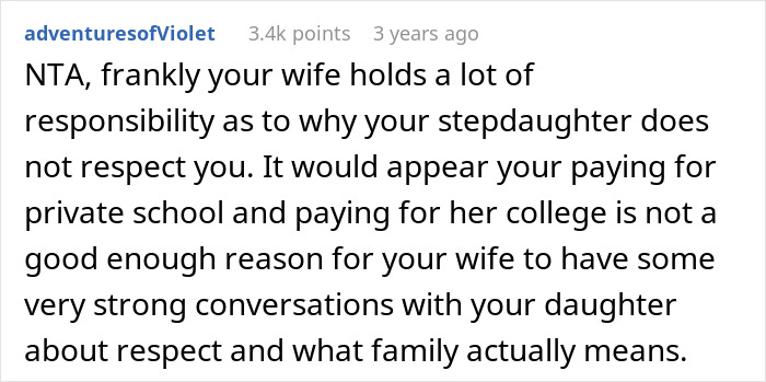 Stepdaughter Makes Sure Stepdad Knows She Hates Him, Still Shocked He Might Not Fund Her Wedding