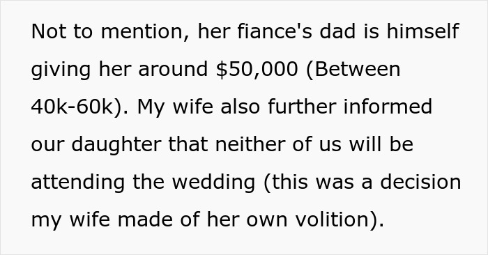 Stepdaughter Makes Sure Stepdad Knows She Hates Him, Still Shocked He Might Not Fund Her Wedding