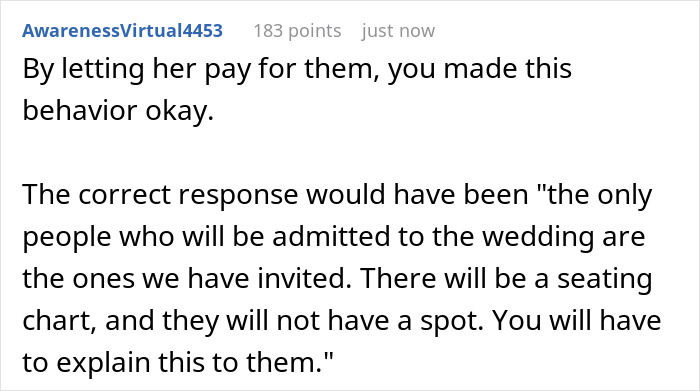 Woman Wants To Bill MIL After Her Surprise Wedding Guests No One Wanted Woman Wants To Bill MIL After Her Surprise Wedding Guests No One Wanted