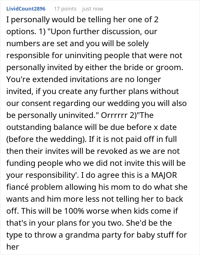 Woman Wants To Bill MIL After Her Surprise Wedding Guests No One Wanted Woman Wants To Bill MIL After Her Surprise Wedding Guests No One Wanted