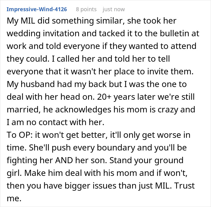 Woman Wants To Bill MIL After Her Surprise Wedding Guests No One Wanted Woman Wants To Bill MIL After Her Surprise Wedding Guests No One Wanted