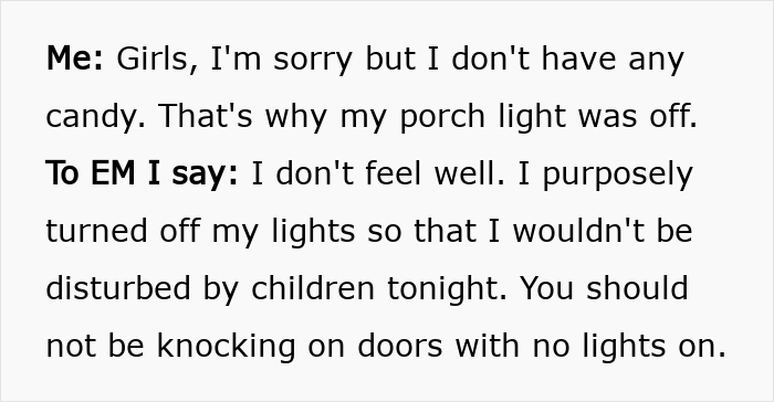 Entitled Mom Keeps Ringing A Sick Neighbor&rsquo;s Doorbell, Then Gets Mad When She Has No Halloween Candy