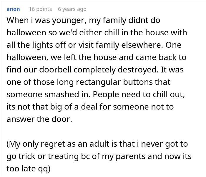 Entitled Mom Keeps Ringing A Sick Neighbor&rsquo;s Doorbell, Then Gets Mad When She Has No Halloween Candy