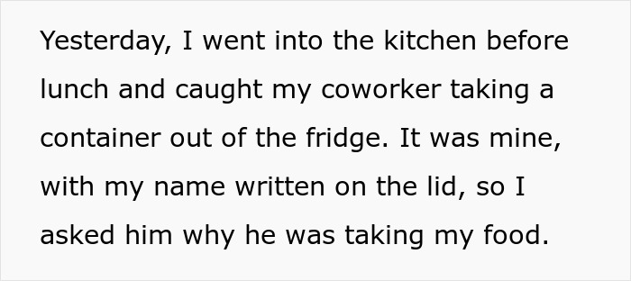 Guy Treats Coworker’s Lunches Like A Free Office Buffet, Loses His Appetite When Handed A $70 Bill Guy Treats Coworker’s Lunches Like A Free Office Buffet, Loses His Appetite When Handed A $70 Bill