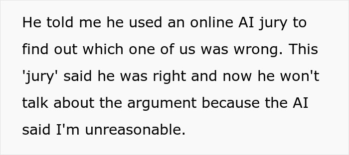 Lazy Guy Refuses To Do Housework, Gets AI Jury To Back Him Up And It Backfires Horribly Lazy Guy Refuses To Do Housework, Gets AI Jury To Back Him Up And It Backfires Horribly