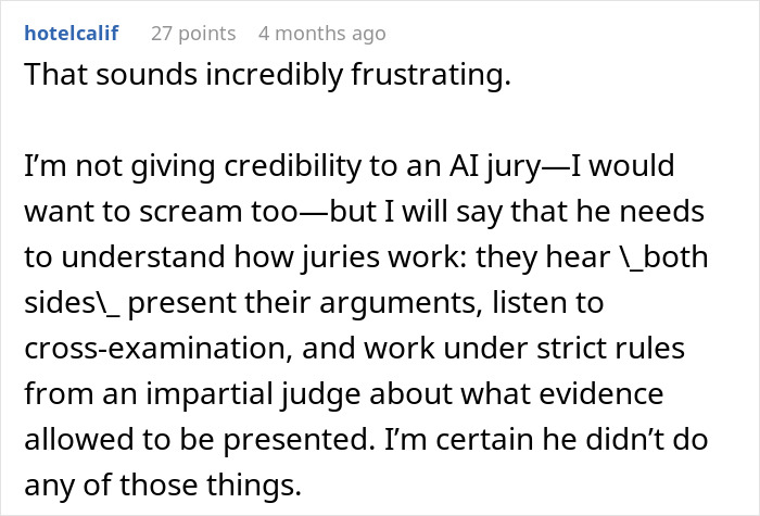 Lazy Guy Refuses To Do Housework, Gets AI Jury To Back Him Up And It Backfires Horribly Lazy Guy Refuses To Do Housework, Gets AI Jury To Back Him Up And It Backfires Horribly