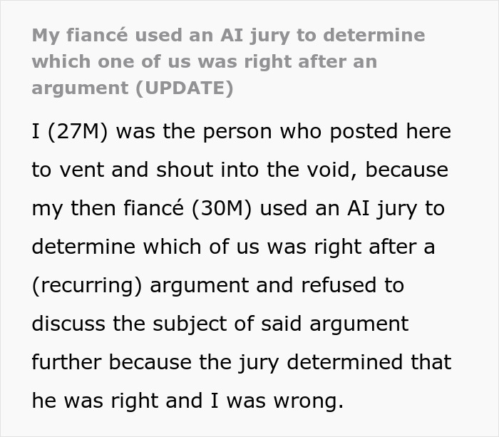 Lazy Guy Refuses To Do Housework, Gets AI Jury To Back Him Up And It Backfires Horribly Lazy Guy Refuses To Do Housework, Gets AI Jury To Back Him Up And It Backfires Horribly