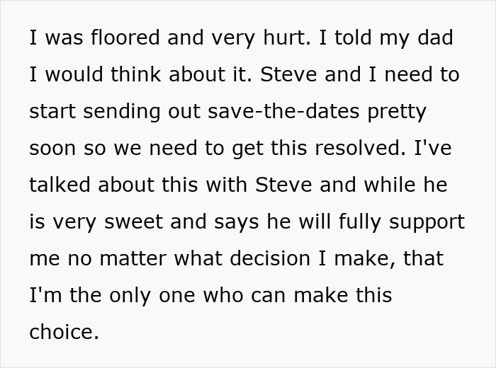 Dad Threatens To Skip Daughter’s Wedding If She Invites Cheater Mom, She’s Fed Up With Their Drama Dad Threatens To Skip Daughter’s Wedding If She Invites Cheater Mom, She’s Fed Up With Their Drama