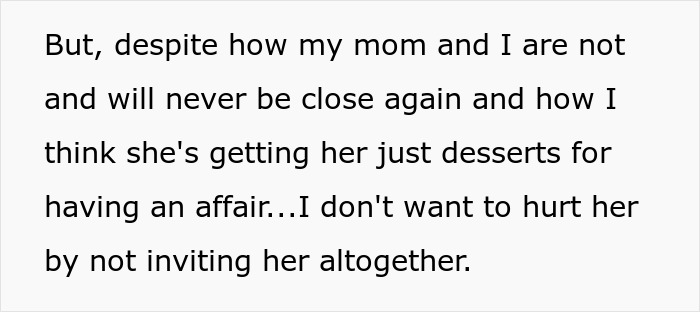 Dad Threatens To Skip Daughter’s Wedding If She Invites Cheater Mom, She’s Fed Up With Their Drama Dad Threatens To Skip Daughter’s Wedding If She Invites Cheater Mom, She’s Fed Up With Their Drama