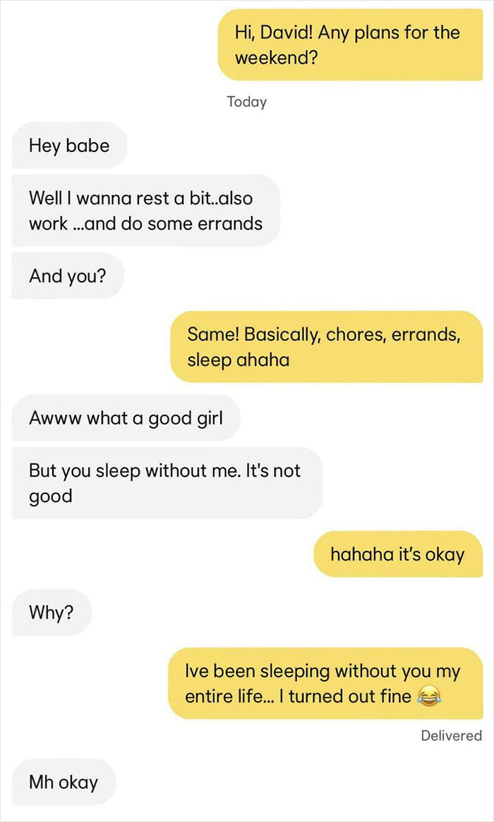 68 Bumble Screenshots That Expose How People Lost The Art Of Communication (New Pics) 68 Bumble Screenshots That Expose How People Lost The Art Of Communication (New Pics)