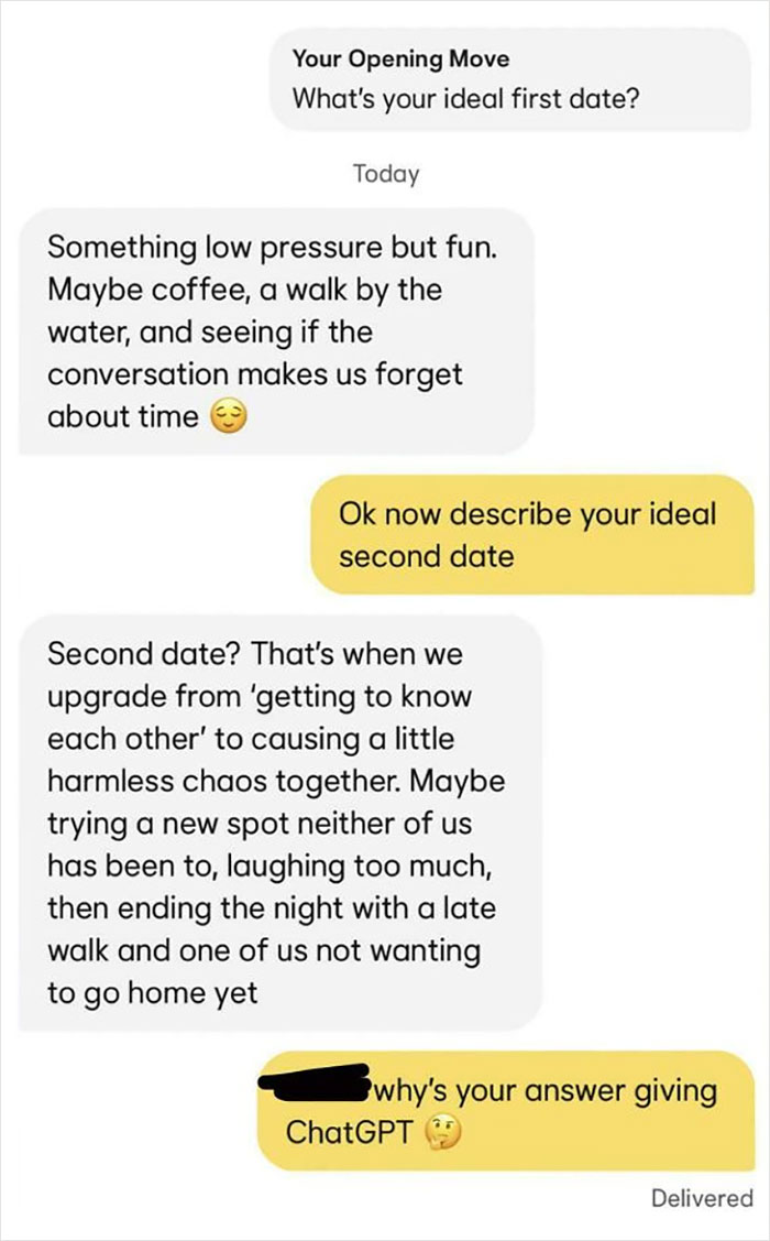 68 Bumble Screenshots That Expose How People Lost The Art Of Communication (New Pics) 68 Bumble Screenshots That Expose How People Lost The Art Of Communication (New Pics)