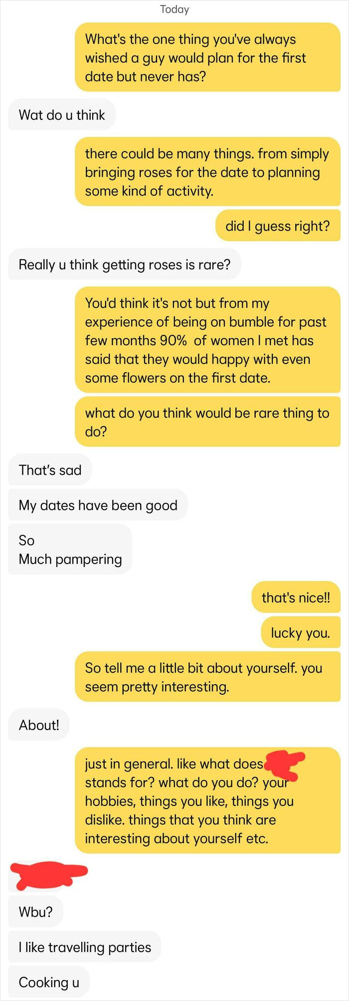 68 Bumble Screenshots That Expose How People Lost The Art Of Communication (New Pics) 68 Bumble Screenshots That Expose How People Lost The Art Of Communication (New Pics)