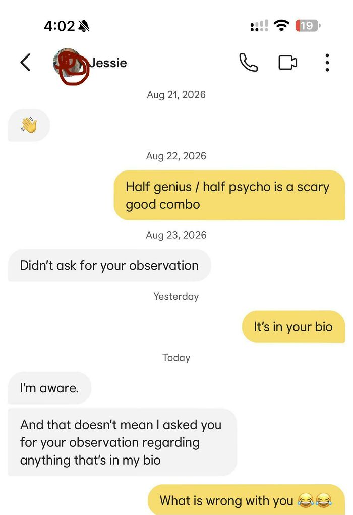 68 Bumble Screenshots That Expose How People Lost The Art Of Communication (New Pics) 68 Bumble Screenshots That Expose How People Lost The Art Of Communication (New Pics)