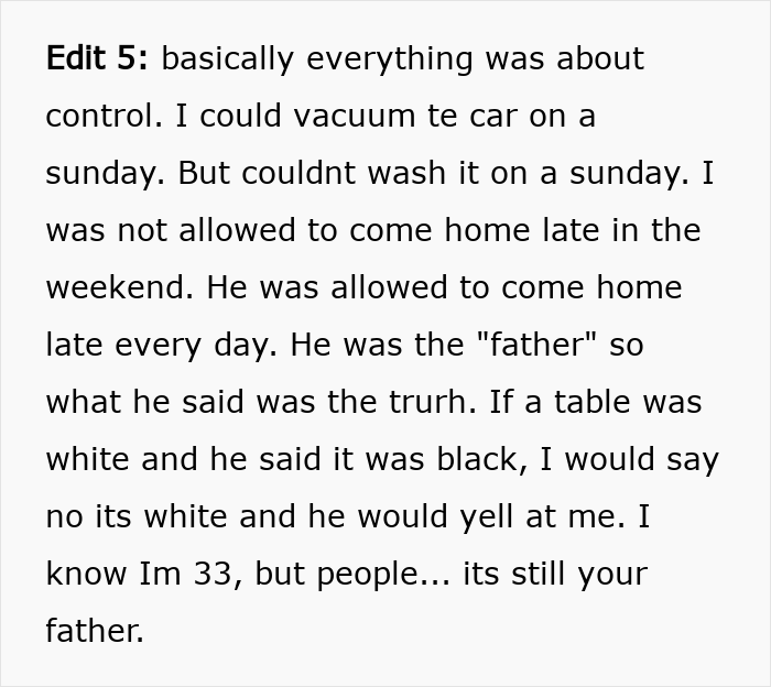 Man Regrets Shutting Up His Son, Who Just Wanted To Arrange A More Convenient Way To Move Out Man Regrets Shutting Up His Son, Who Just Wanted To Arrange A More Convenient Way To Move Out