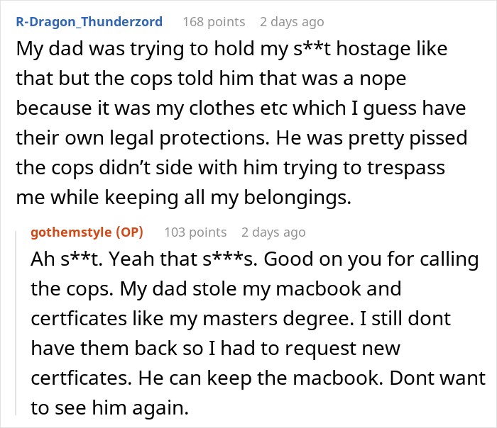 Man Regrets Shutting Up His Son, Who Just Wanted To Arrange A More Convenient Way To Move Out Man Regrets Shutting Up His Son, Who Just Wanted To Arrange A More Convenient Way To Move Out