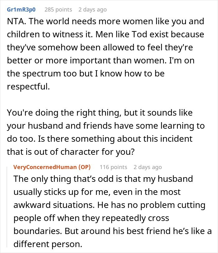 Woman Has Enough Of Husband&rsquo;s Friend Who Excuses His Behavior With Autism, Kicks Him Out