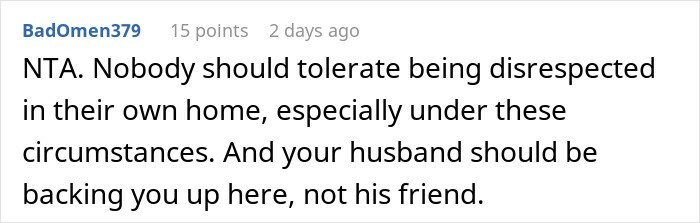 Woman Has Enough Of Husband&rsquo;s Friend Who Excuses His Behavior With Autism, Kicks Him Out
