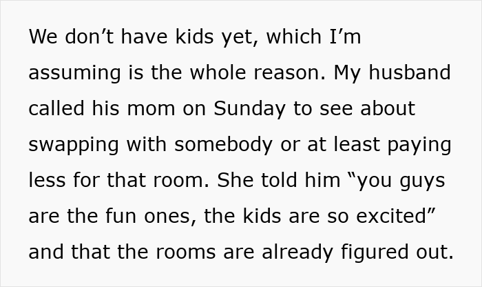 “You Guys Are The Fun Ones”: MIL Charges Child-Free Couple $600 To Share Bunk Room With 7 Kids “You Guys Are The Fun Ones”: MIL Charges Child-Free Couple $600 To Share Bunk Room With 7 Kids