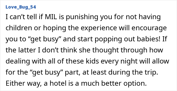 “You Guys Are The Fun Ones”: MIL Charges Child-Free Couple $600 To Share Bunk Room With 7 Kids “You Guys Are The Fun Ones”: MIL Charges Child-Free Couple $600 To Share Bunk Room With 7 Kids