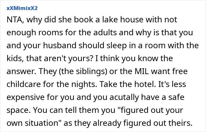 “You Guys Are The Fun Ones”: MIL Charges Child-Free Couple $600 To Share Bunk Room With 7 Kids “You Guys Are The Fun Ones”: MIL Charges Child-Free Couple $600 To Share Bunk Room With 7 Kids