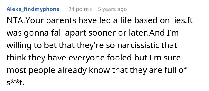 Guy Finds Out What His Parents Have Been Saying About Him For Years: “You Ruined Our Lives”