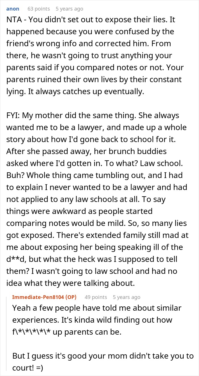Guy Finds Out What His Parents Have Been Saying About Him For Years: “You Ruined Our Lives”