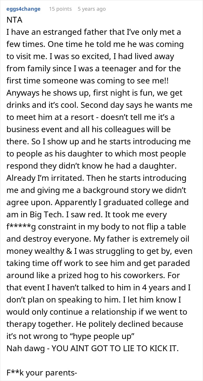 Guy Finds Out What His Parents Have Been Saying About Him For Years: “You Ruined Our Lives”
