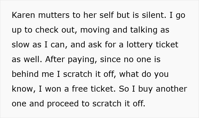 Man Takes His Sweet Time Shopping In The Gas Station To Annoy A Karen Who Made His Favorite Employee Upset