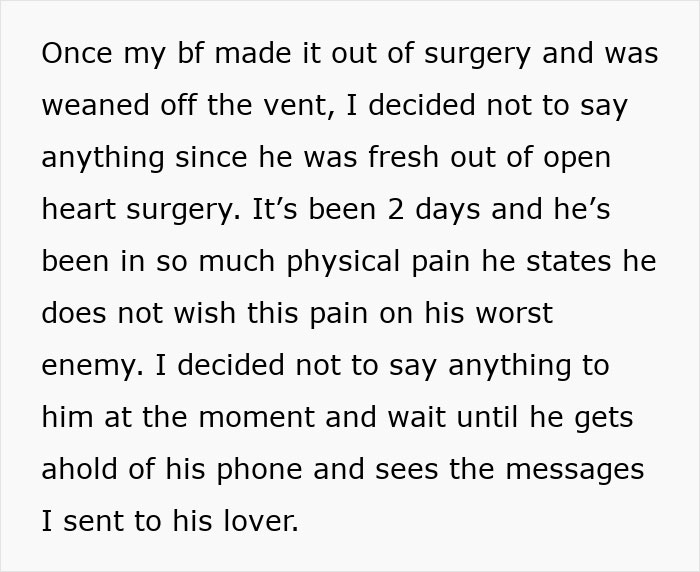Woman Waits In Fear While Boyfriend Gets Heart Surgery, What She Sees In His Phone Makes Her Stop Caring