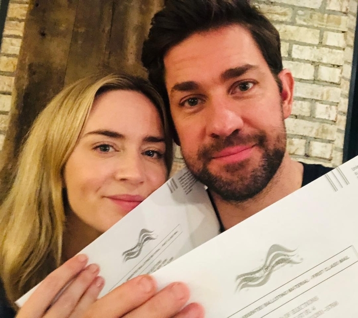Actress Emily Blunt Roasts Men In Turtlenecks, But John Krasinski Somehow Makes Her Eat Her Words