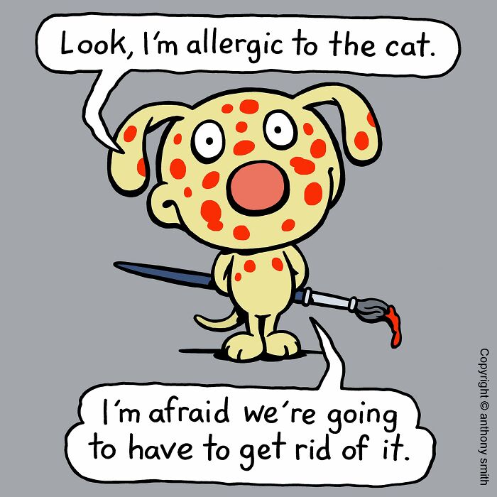 Artist Makes 30 Hilarious One-Panel Comics About A Cute Dog And His Daily Dilemmas (New Pics)