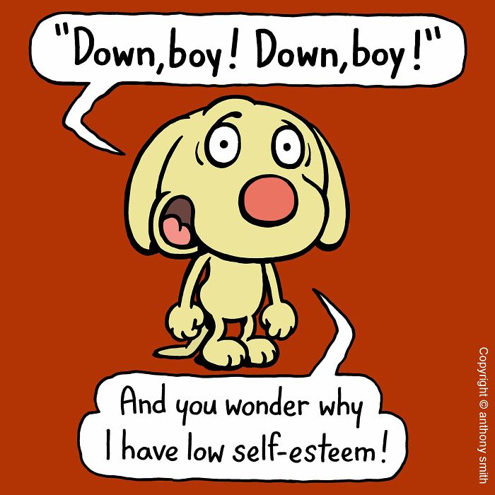 Artist Makes 30 Hilarious One-Panel Comics About A Cute Dog And His Daily Dilemmas (New Pics)