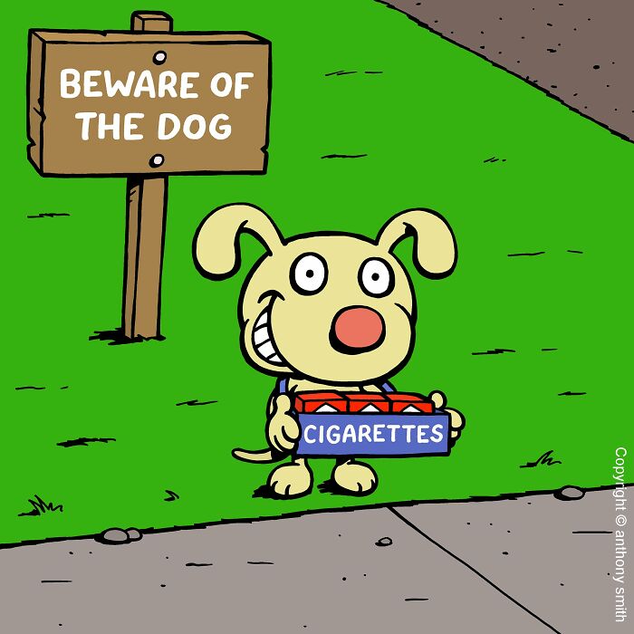 Artist Makes 30 Hilarious One-Panel Comics About A Cute Dog And His Daily Dilemmas (New Pics)